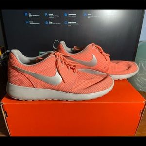 Nike Roshe Coral Pink Shoes